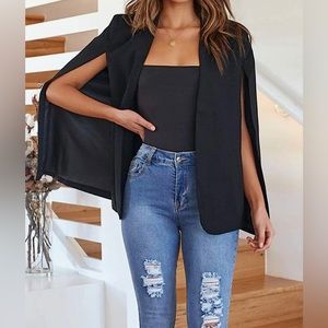 ⭐️ELEGANT CAPE SLEEVE BLAZER FOR WOMEN⭐️